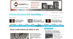 Desktop Screenshot of moravskoslezskenovinky.cz