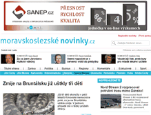 Tablet Screenshot of moravskoslezskenovinky.cz